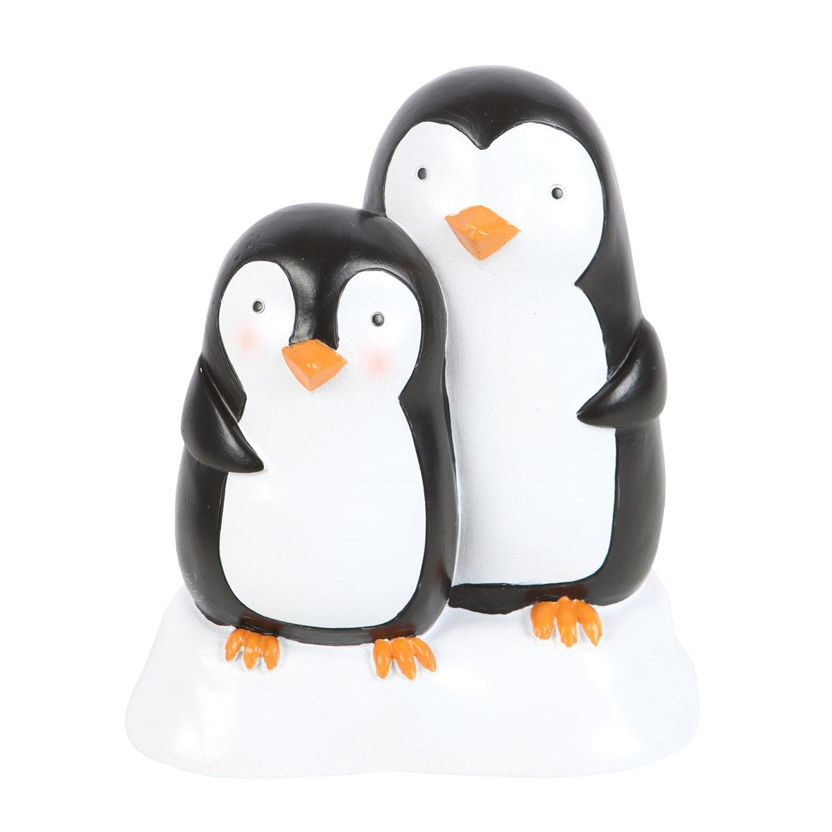 SNUGGLE SEASON RESIN PENGUIN ORNAMENT