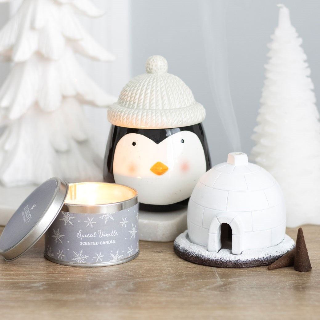 WINTER IGLOO INCENSE CONE BURNER