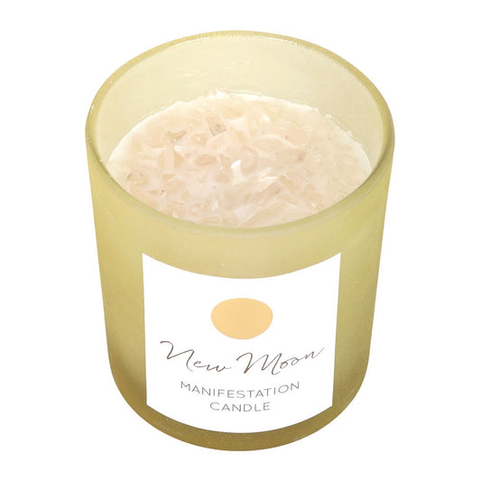 NEW MOON WILD ORANGE CRYSTAL CHIP CANDLE