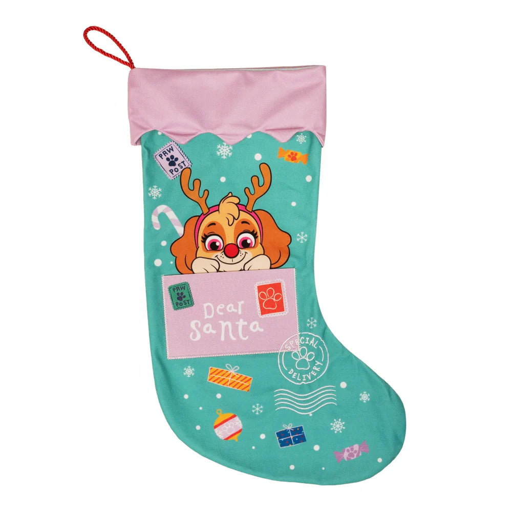 PAW PATROL CHRISTMAS STOCKING - SKYE