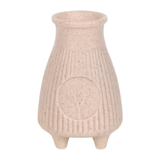 GREIGE RIBBED PALO SANTO BRICK BURNER