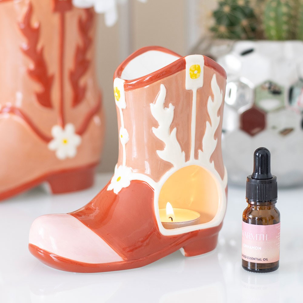 COWBOY BOOT OIL BURNER AND WAX WARMER