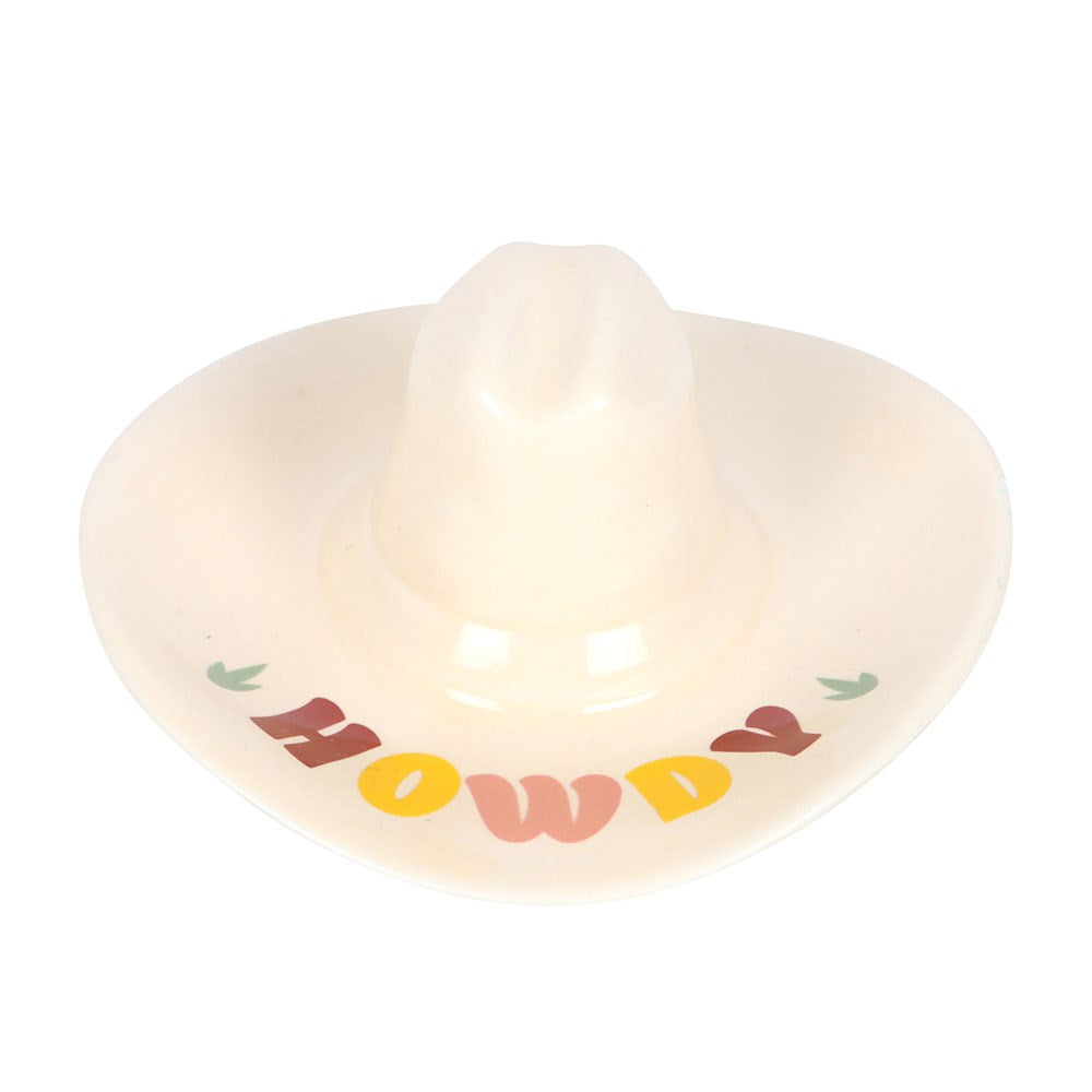 HOWDY COWBOY HAT TRINKET DISH