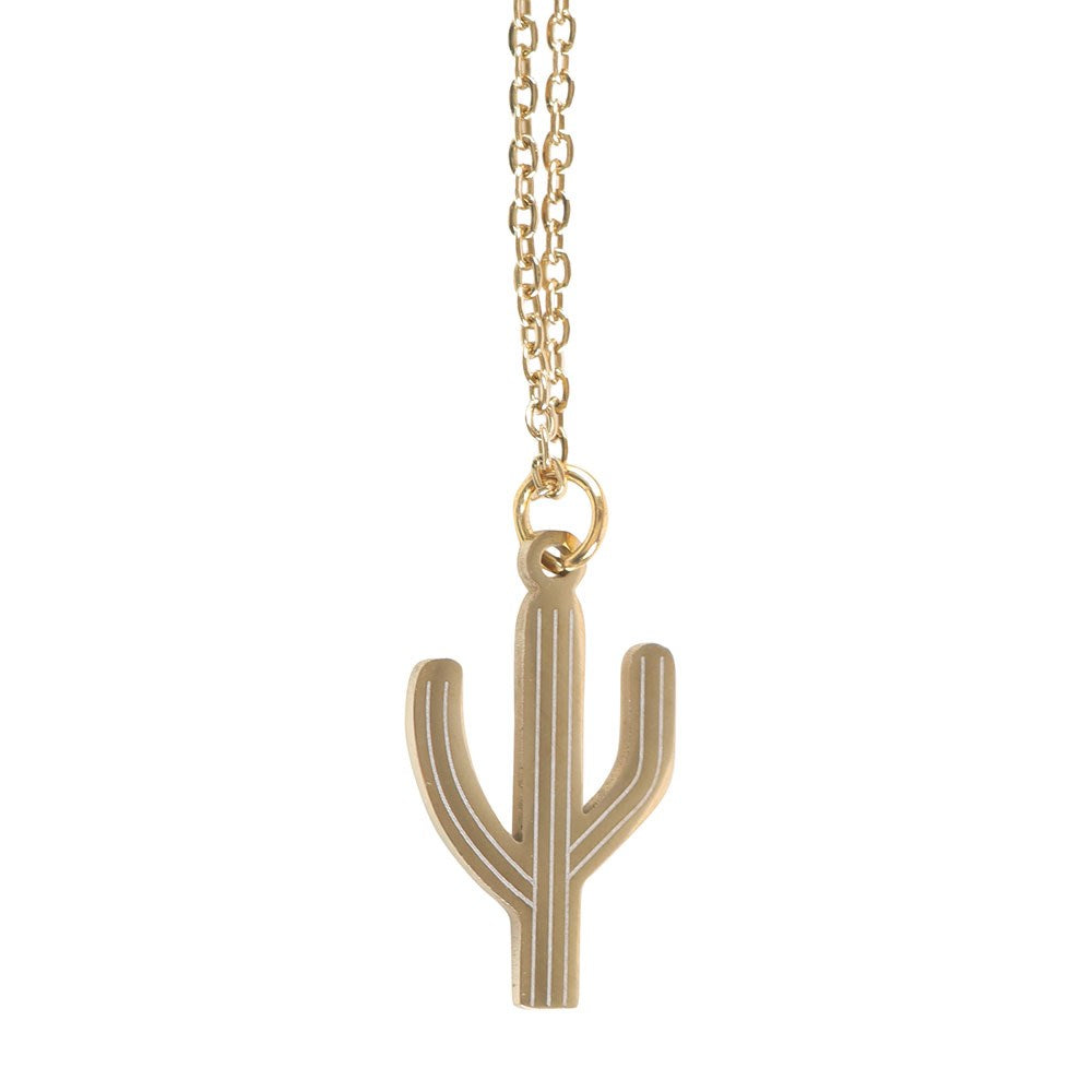 CACTUS NECKLACE ON GREETING CARD