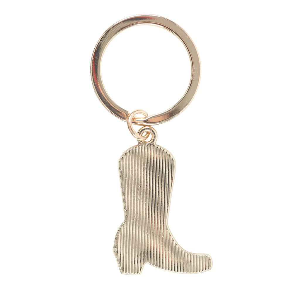 PINK COWBOY BOOT KEYRING