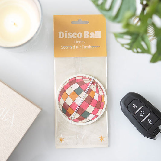 DISCO BALL HONEY SCENTED AIR FRESHENER