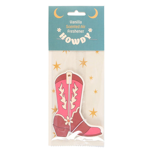 COWBOY BOOT VANILLA SCENTED AIR FRESHENER