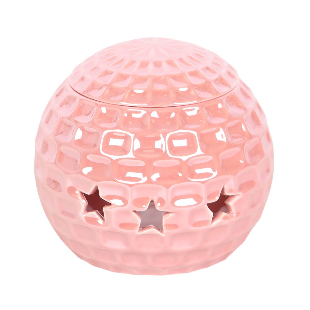 PINK DISCO BALL OIL BURNER