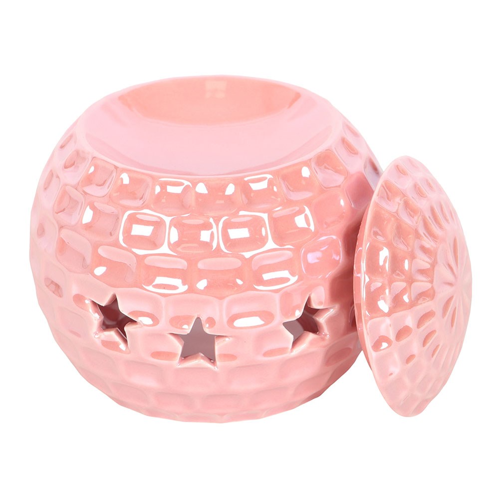 PINK DISCO BALL OIL BURNER