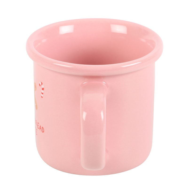 PINK GINGERBREAD LATTE MUG