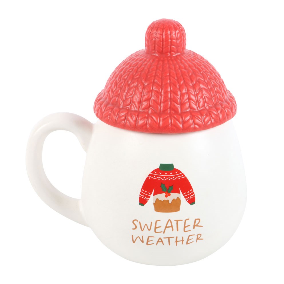 SWEATER WEATHER LIDDED MUG