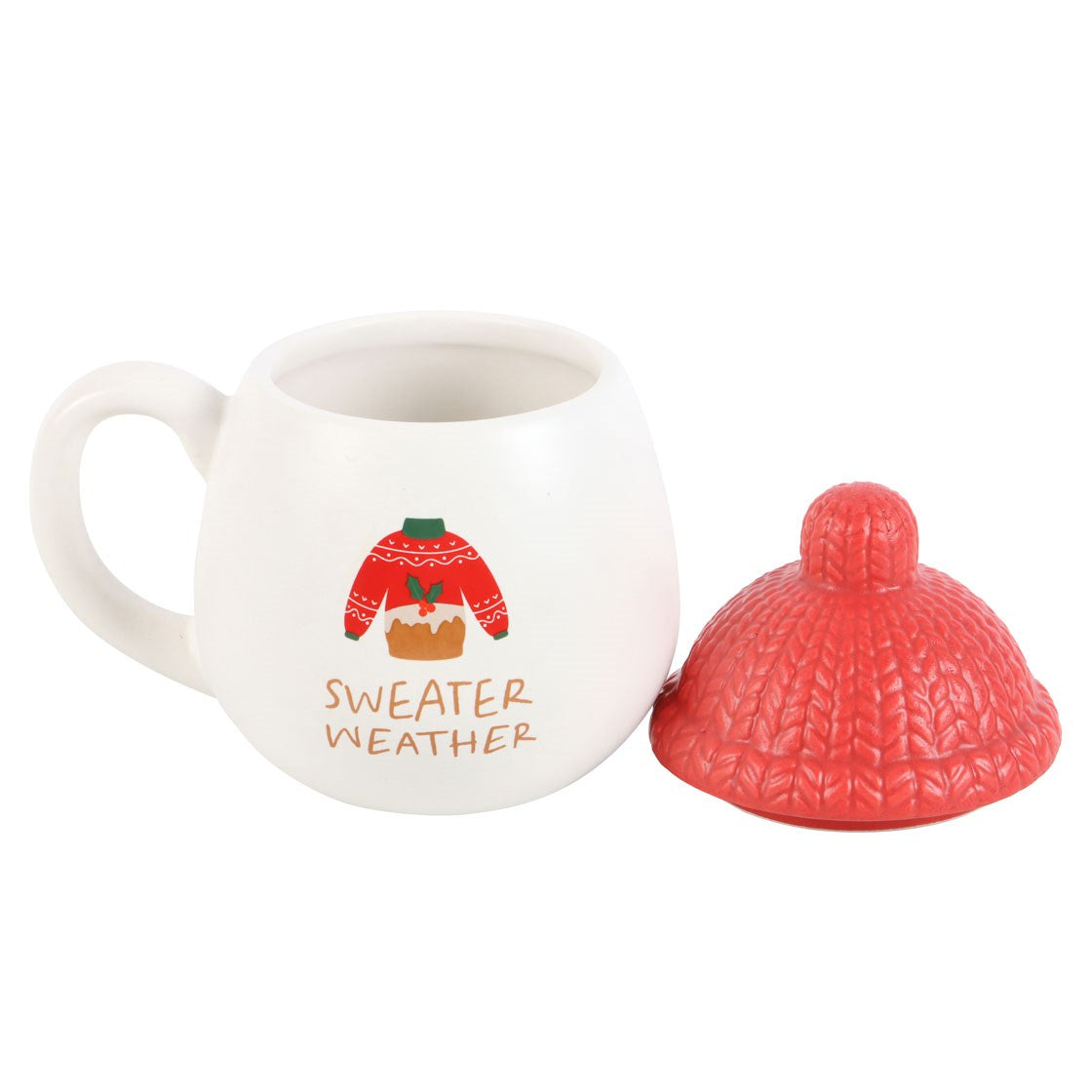 SWEATER WEATHER LIDDED MUG