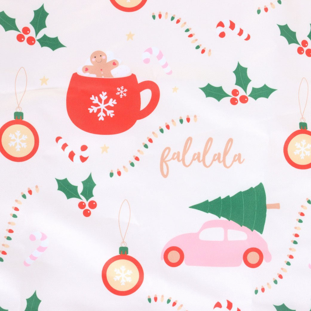 SUGARPLUM FUN CHRISTMAS PRINT APRON