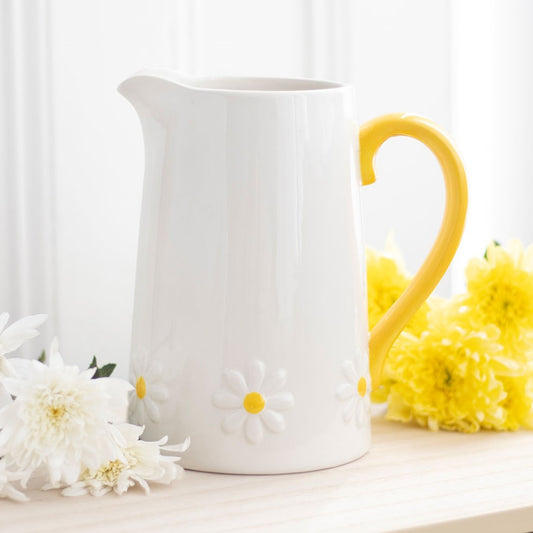 DAISY CERAMIC FLOWER JUG