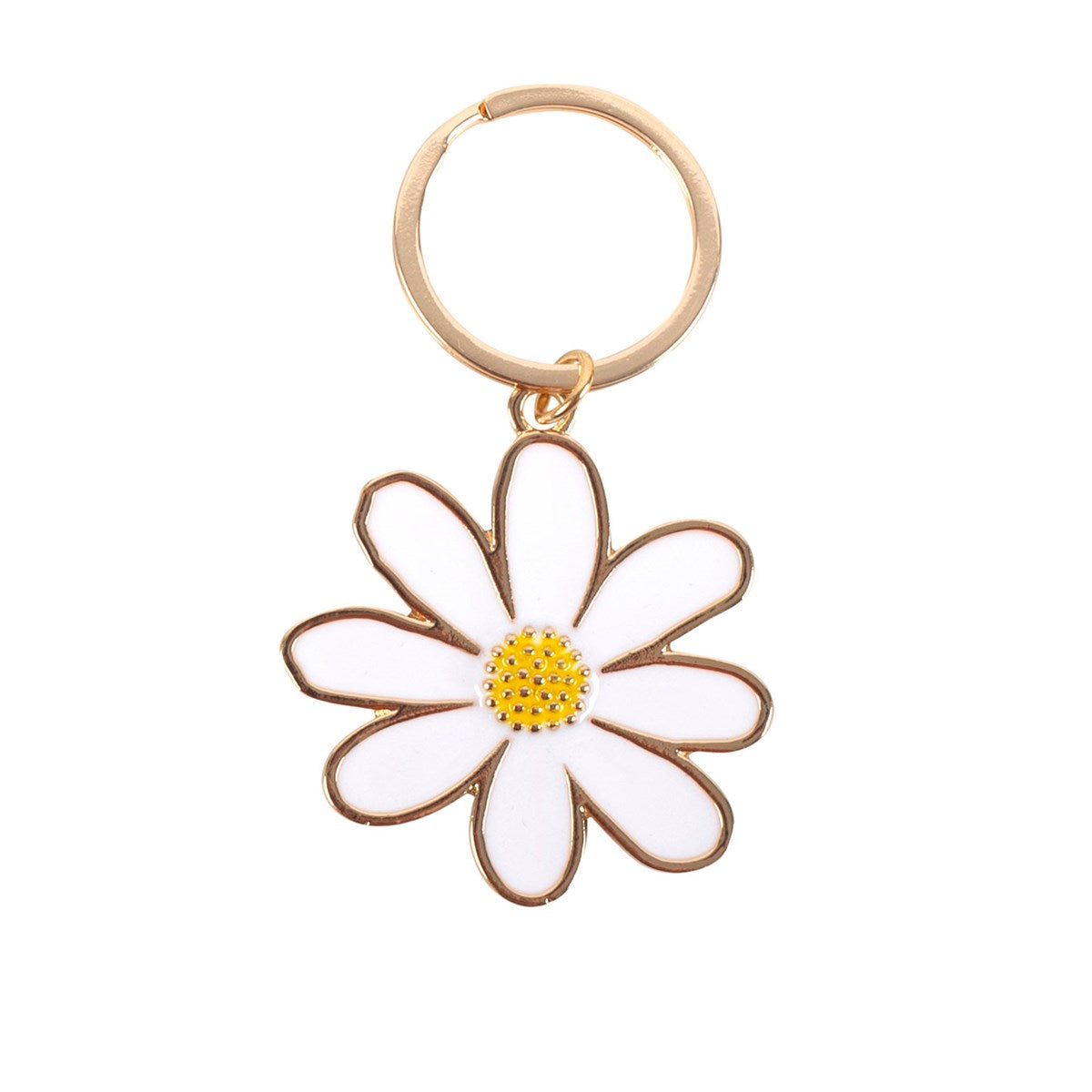 DAISY ENAMEL KEYRING