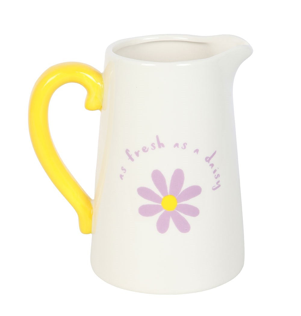 FRESH AS A DAISY CERAMIC FLOWER JUG