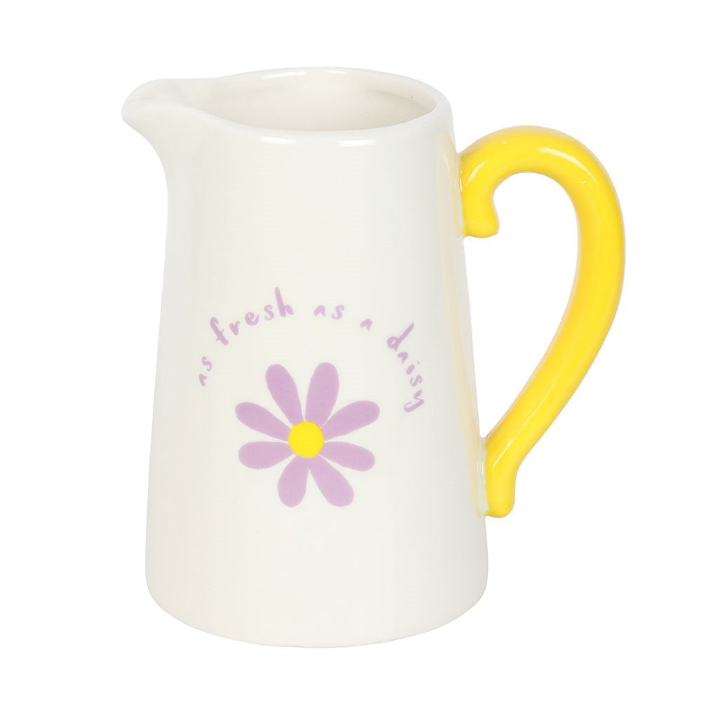 FRESH AS A DAISY CERAMIC FLOWER JUG