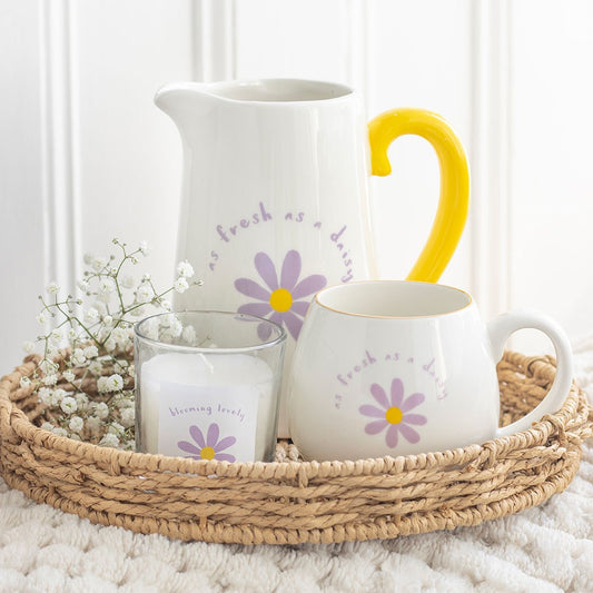 FRESH AS A DAISY CERAMIC FLOWER JUG