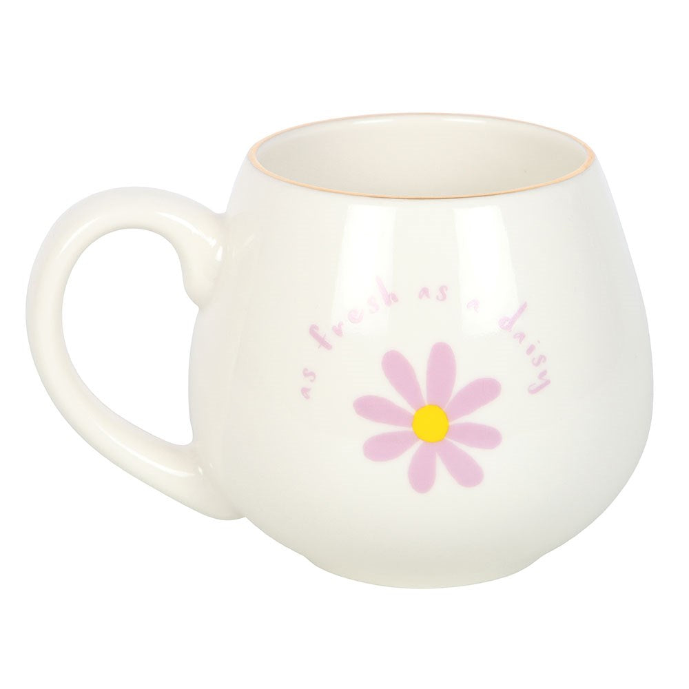 FRESH AS A DAISY ROUNDED MUG