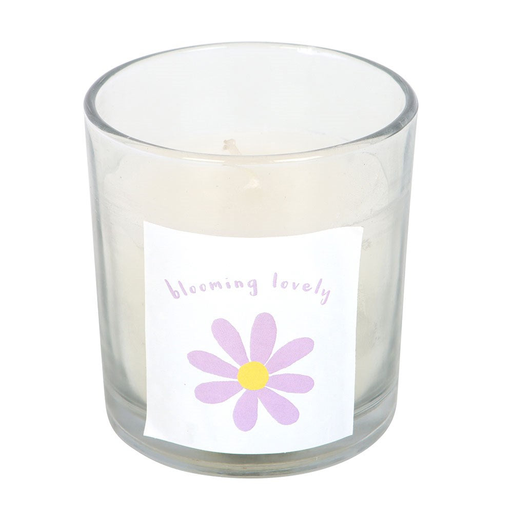 BLOOMING LOVELY DAISY WILDFLOWER CANDLE