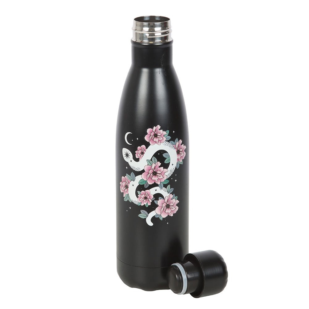 FLORAL SNAKE METAL WATER BOTTLE