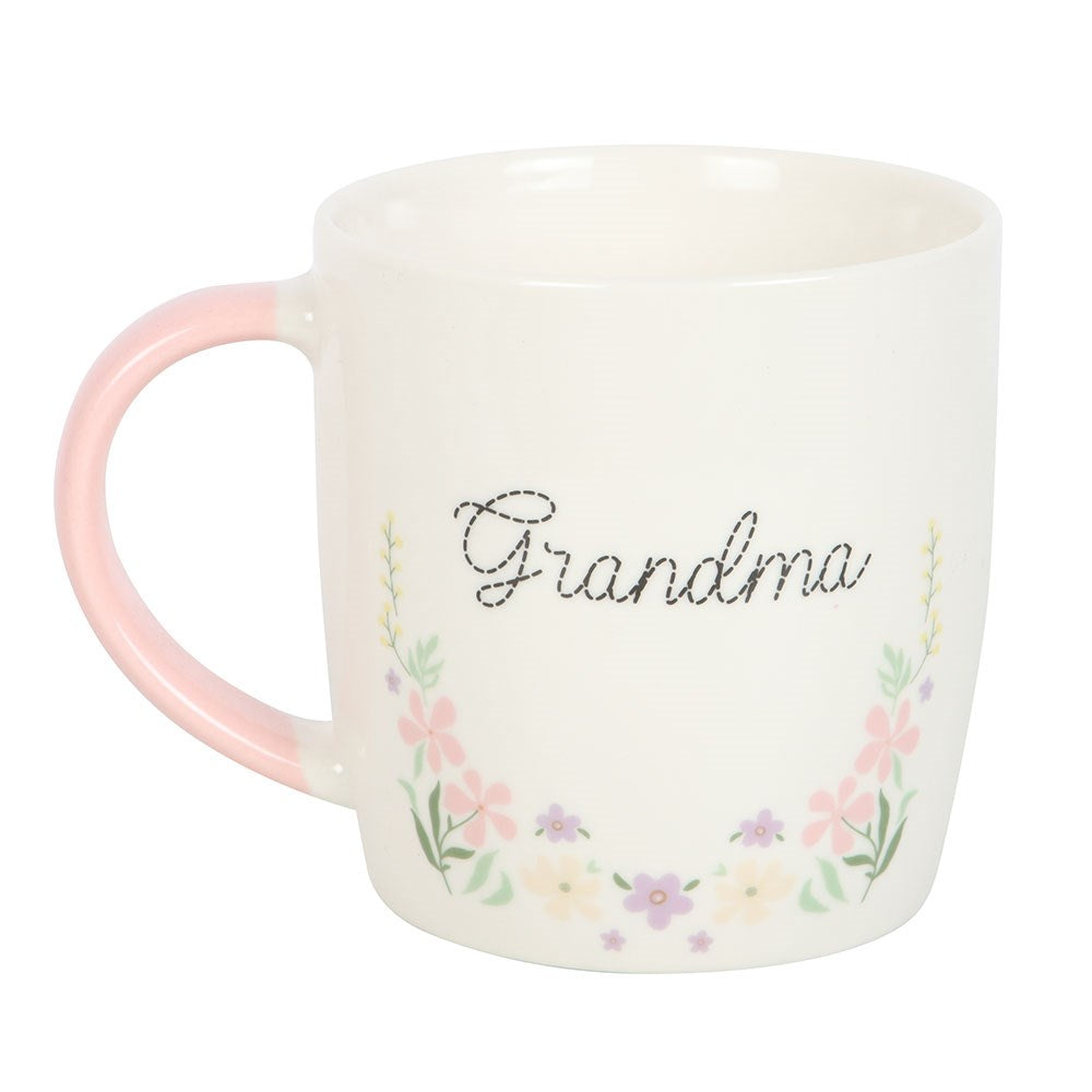 GRANDMA PASTEL FLORAL MUG