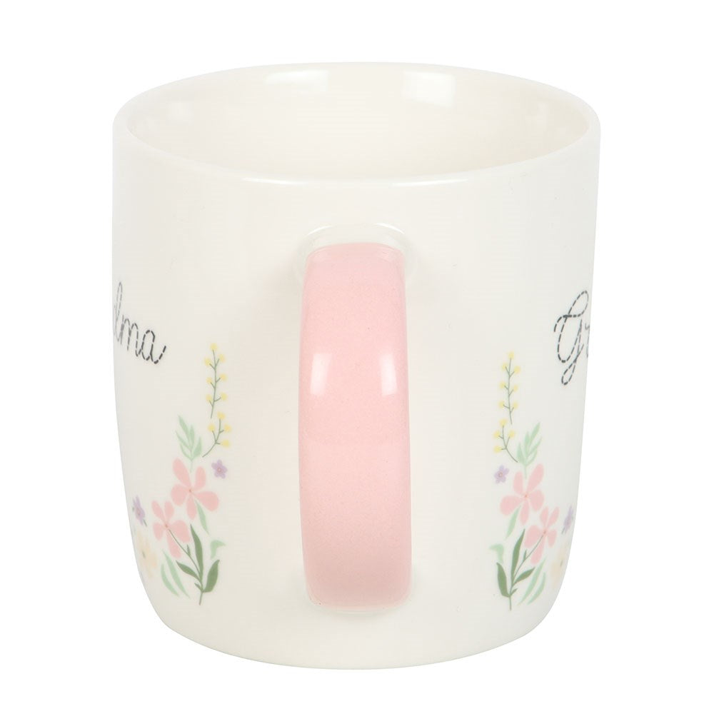 GRANDMA PASTEL FLORAL MUG