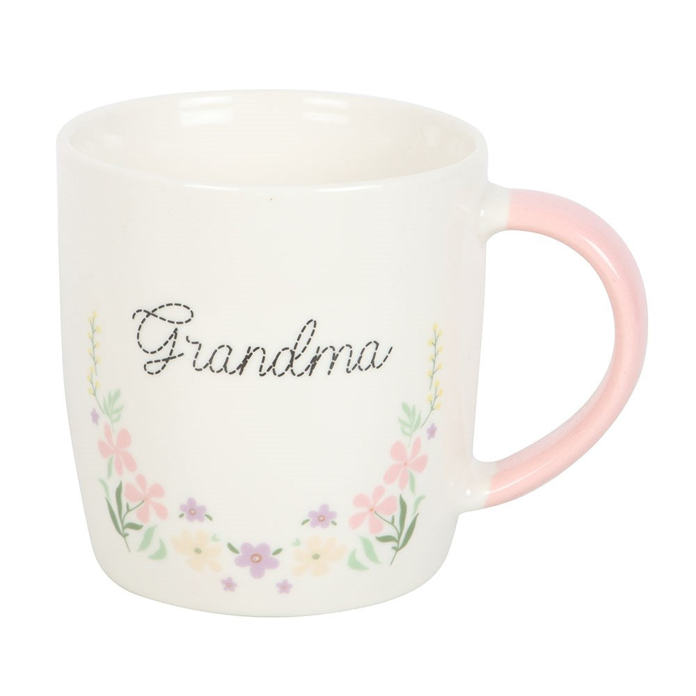 GRANDMA PASTEL FLORAL MUG