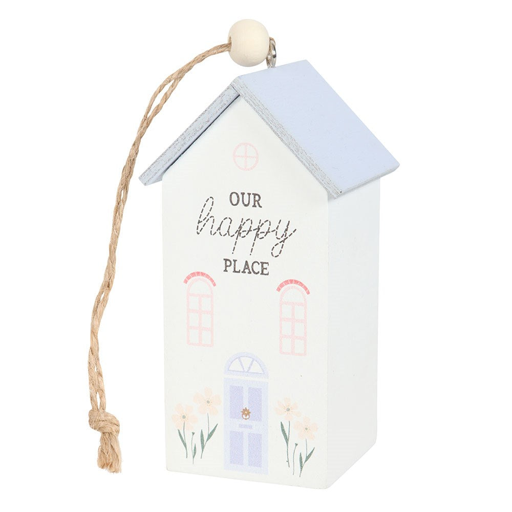 OUR HAPPY PLACE HANGING HOUSE DECORATION