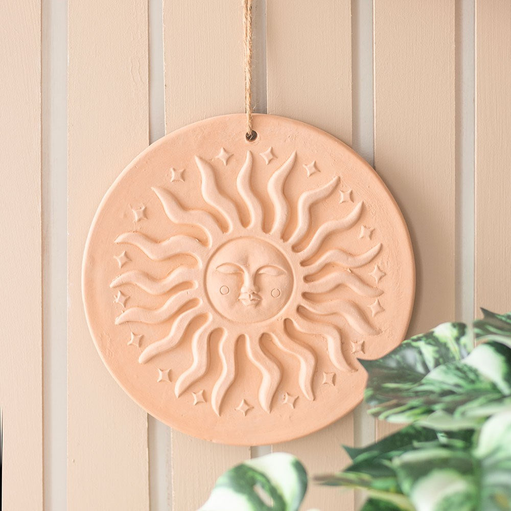 TERRACOTTA SUN PLAQUE