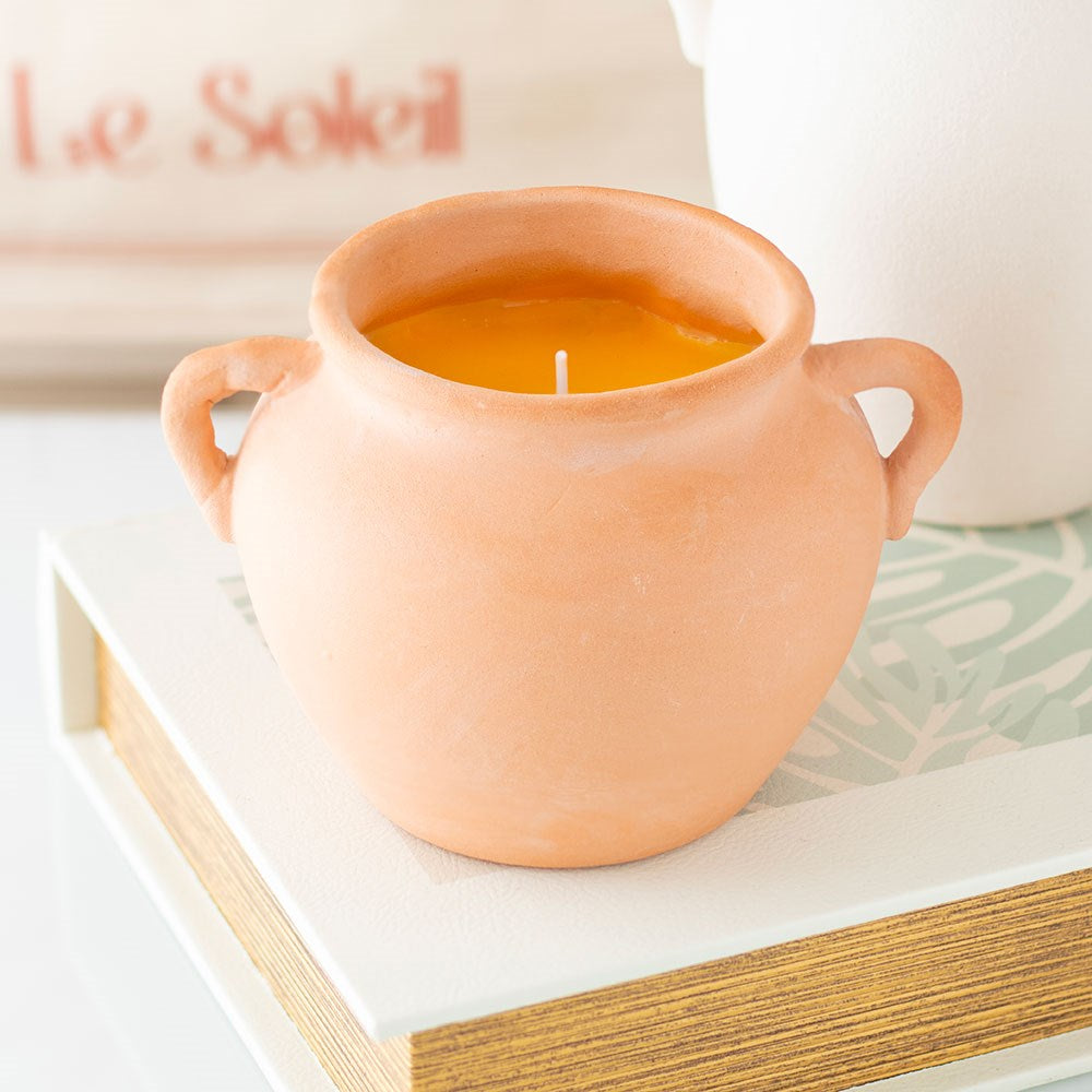 TERRACOTTA URN CANDLE