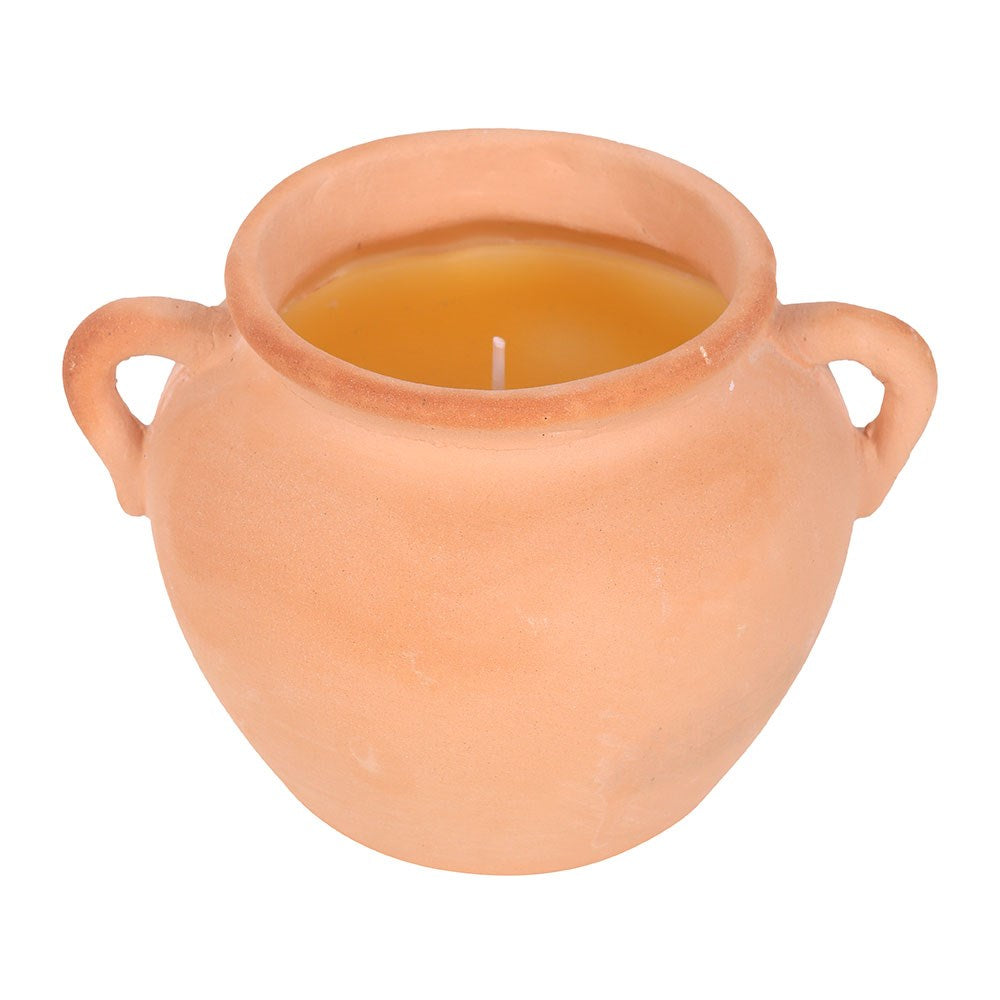 TERRACOTTA URN CANDLE