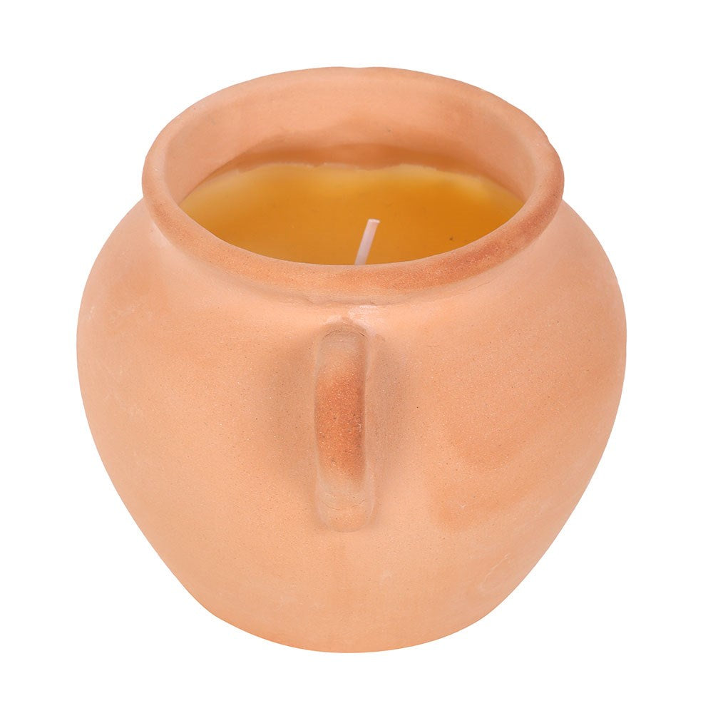 TERRACOTTA URN CANDLE