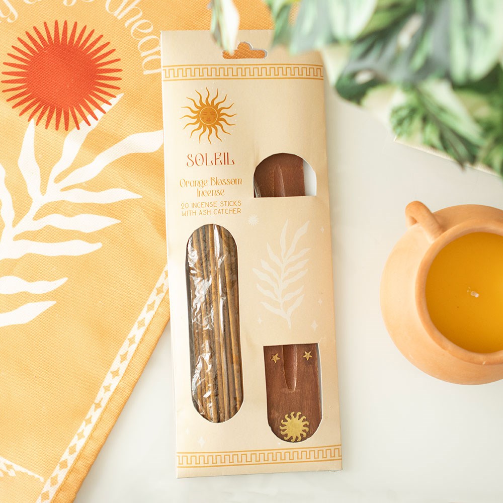 SOLEIL ORANGE BLOSSOM INCENSE STICK GIFT SET