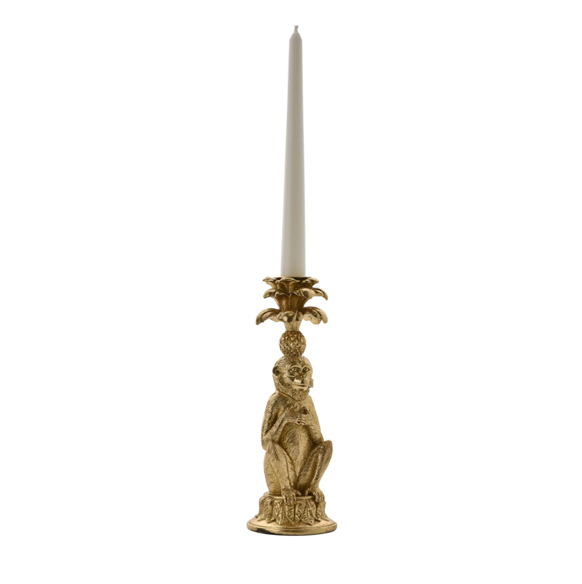 MONKEY TAPER CANDLE HOLDER