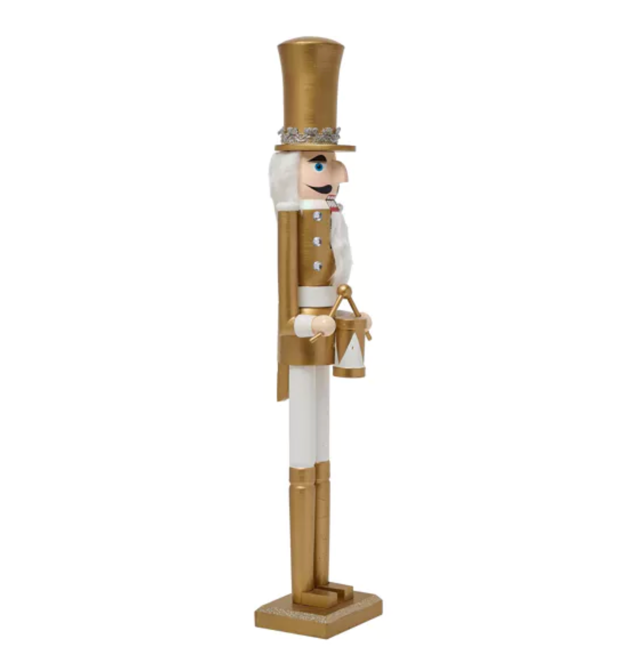 BELLINI WOODEN NUTCRACKER - GOLD 60CM