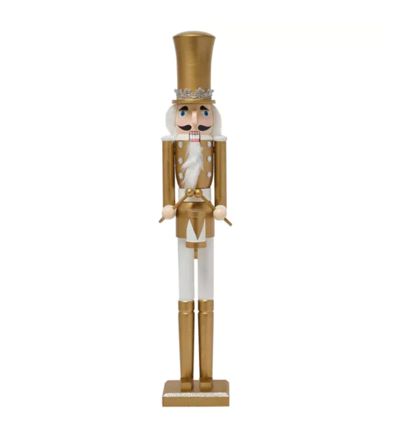 BELLINI WOODEN NUTCRACKER - GOLD 60CM