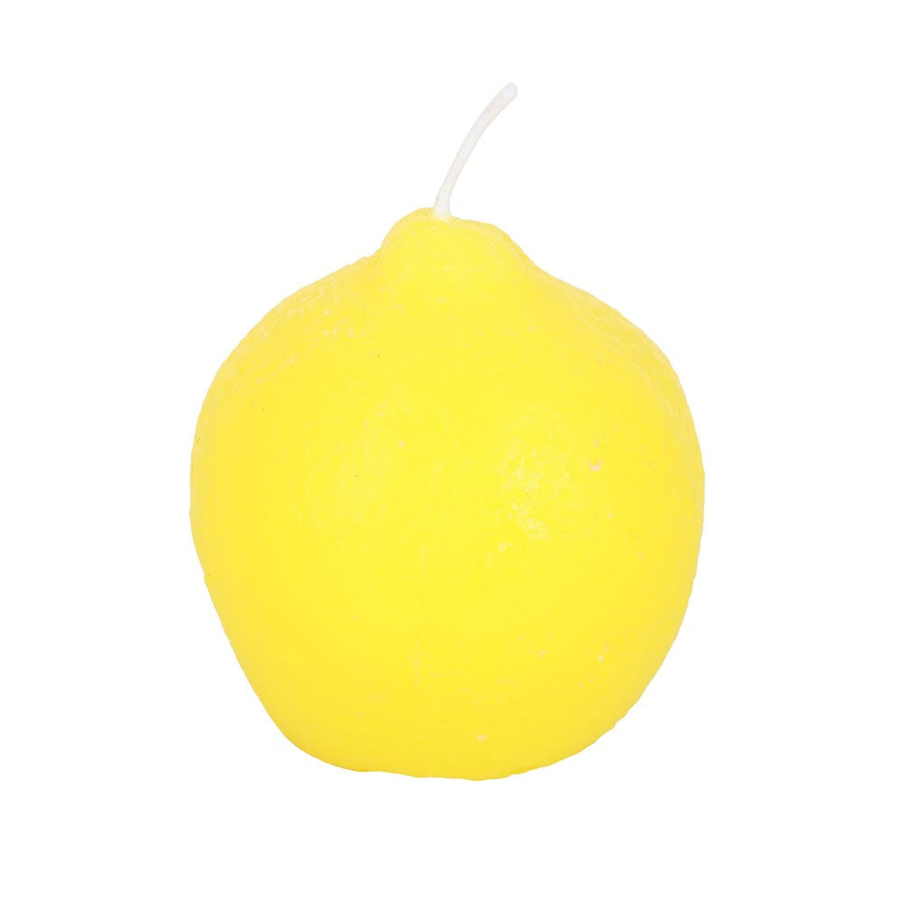 SET OF 3 LEMON SHAPED CANDLES