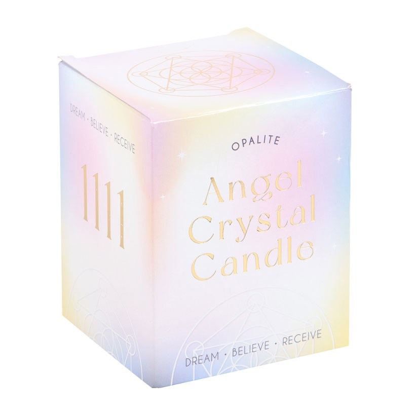 1111 ANGEL NUMBER CRYSTAL CHIP CANDLE