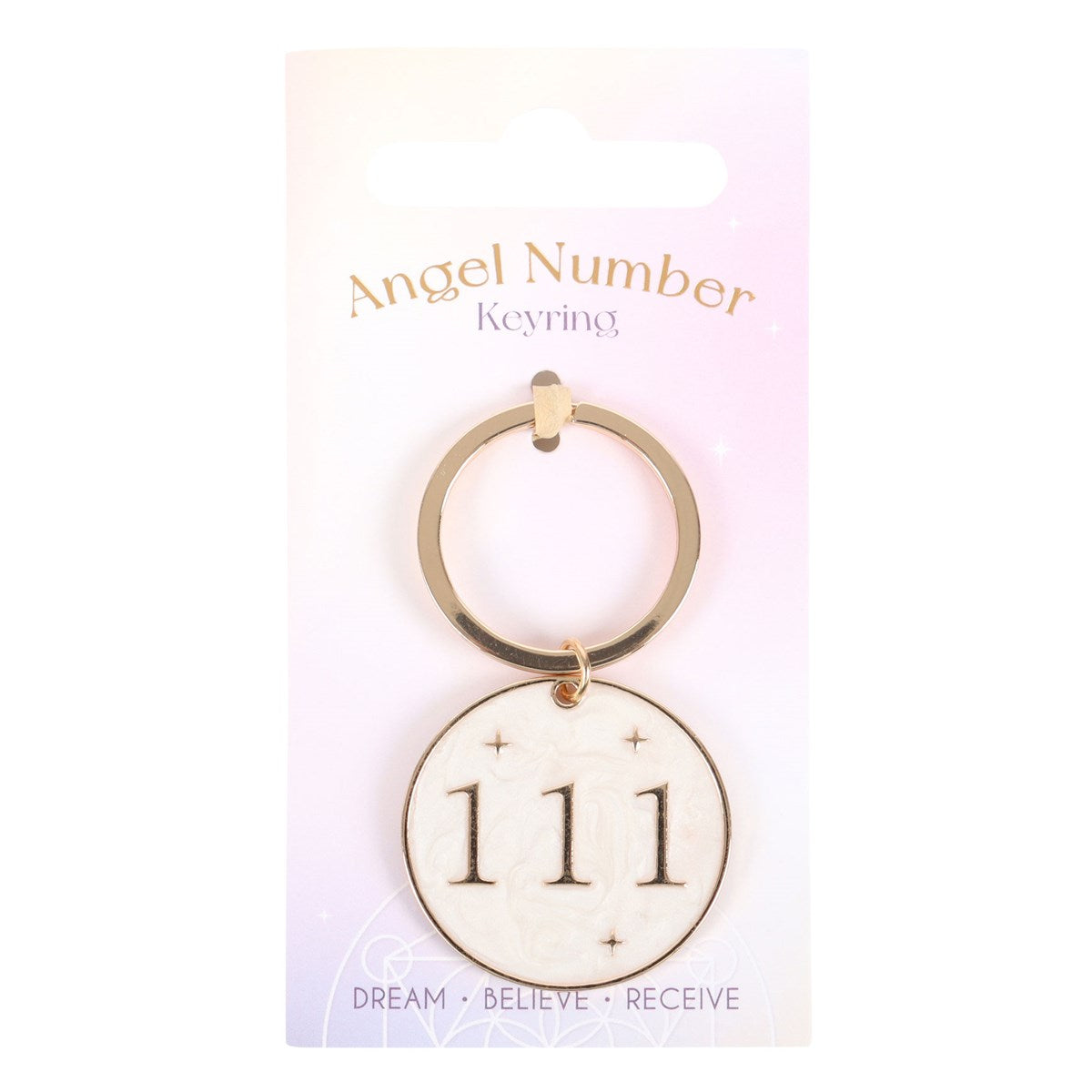 111 ANGEL NUMBER KEYRING