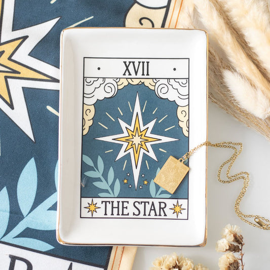 THE STAR VINTAGE TAROT TRINKET DISH