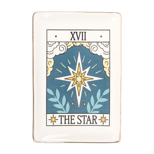 THE STAR VINTAGE TAROT TRINKET DISH