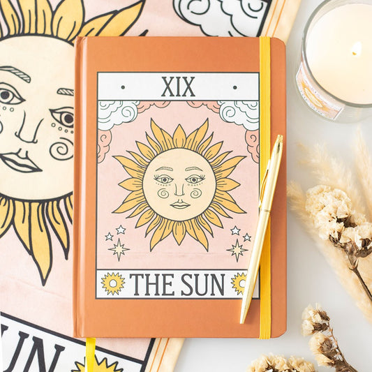 THE SUN VINTAGE TAROT A5 NOTEBOOK