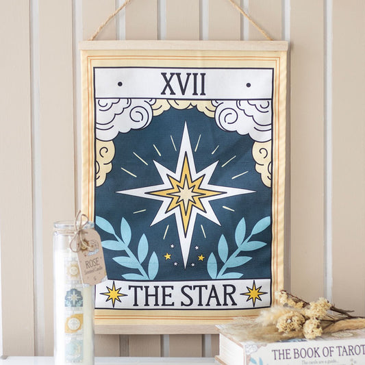 THE STAR VINTAGE TAROT WALL HANGING