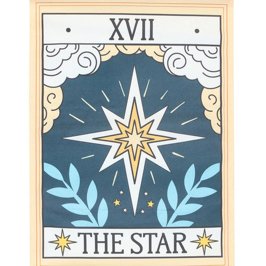 THE STAR VINTAGE TAROT WALL HANGING