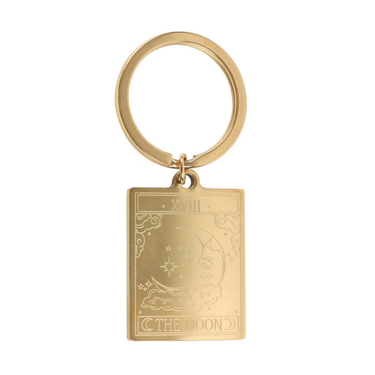 THE MOON VINTAGE TAROT KEYRING