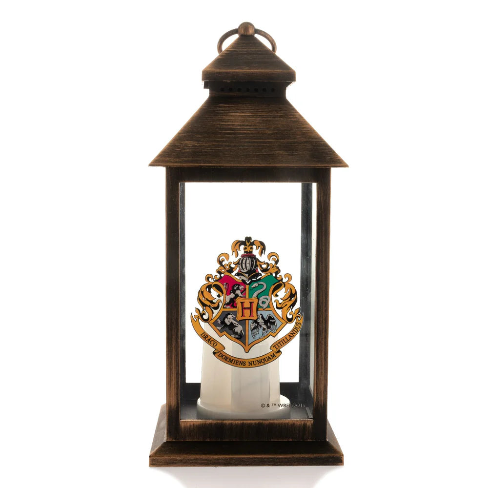 HARRY POTTER LIGHT UP LANTERN - HOGWARTS CREST