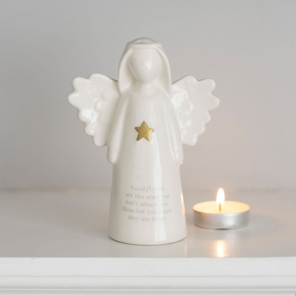 GOOD FRIENDS SENTIMENT ANGEL ORNAMENT