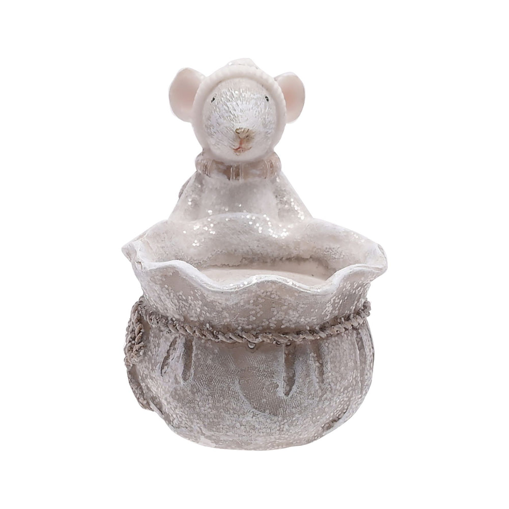 CHRISTMAS MOUSE TEALIGHT HOLDER