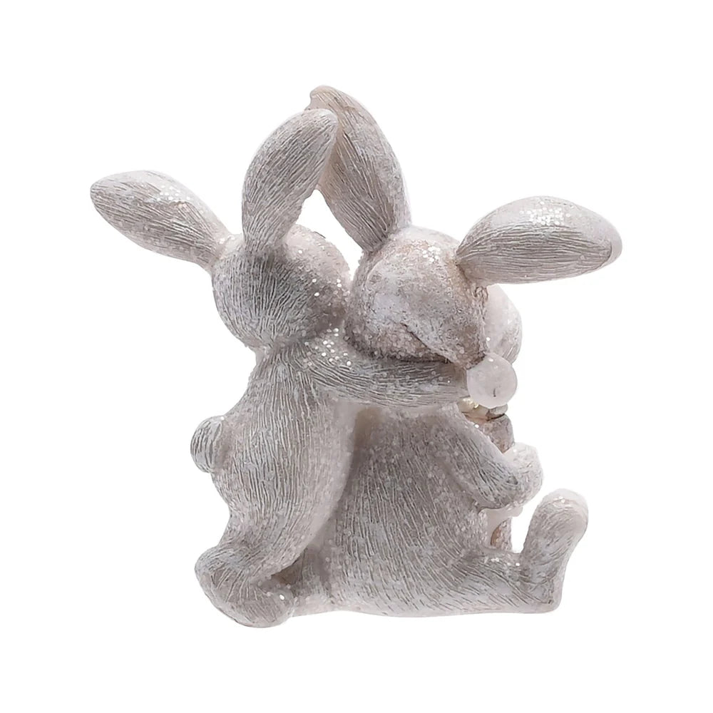 CHRISTMAS GIFT BUNNY ORNAMENT